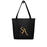 Black and Gold Smokin' Aces Tote bag
