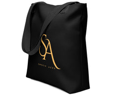 Black and Gold Smokin' Aces Tote bag