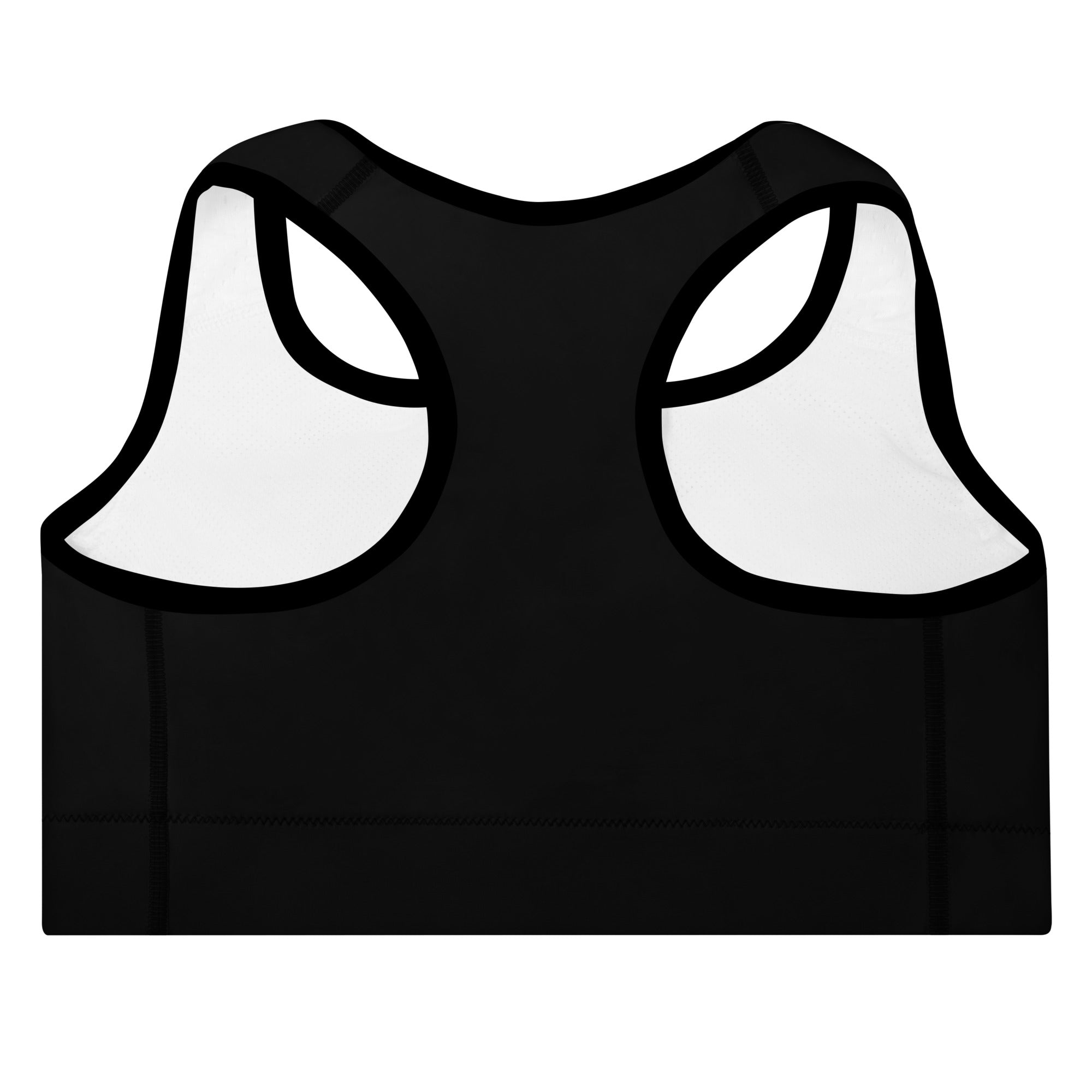 Smokin' Aces Black Padded Sports Bra