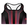 Black and Pink designed Padded Sports Bra